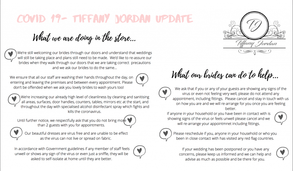 COVID 19 - TIFFANY JORDAN UPDATE 4 COVID 19 - TIFFANY JORDAN UPDATE 4